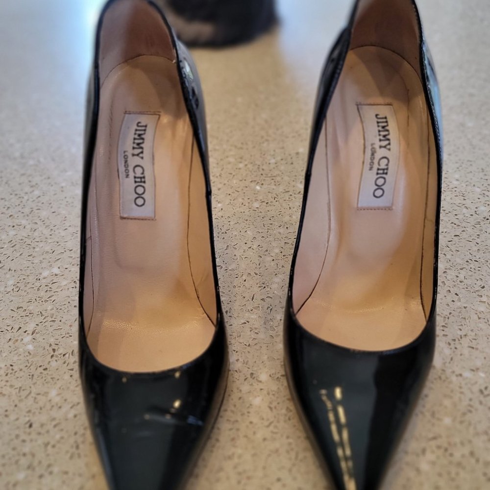 Jimmy Choo Black Stilleto's